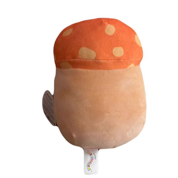 Squishmallow Alba the Mushroom 4.5" Pink Plush Toy Washable for All Ages - Picture 3 of 4